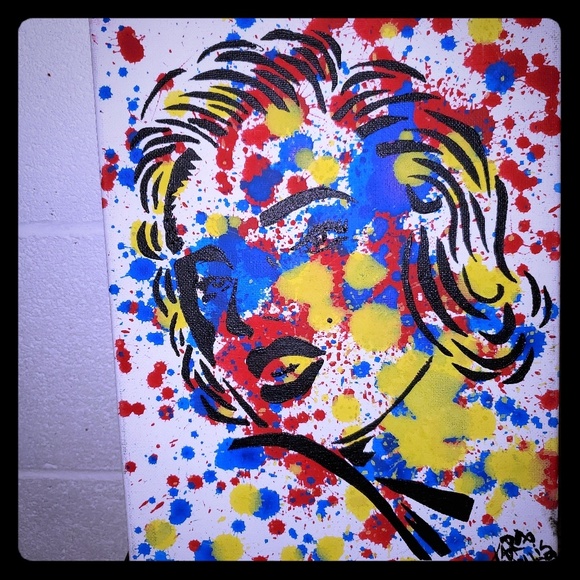 Wall Art Marilyn Monroe Graffiti Art Abstract Painting Poshmark Wall Art Marilyn Monroe Graffiti Art Abstract Painting Poshmark